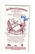 Load image into Gallery viewer, 2014 Topps Allen and Ginter Mini Flag Back #337 Josh Donaldson
