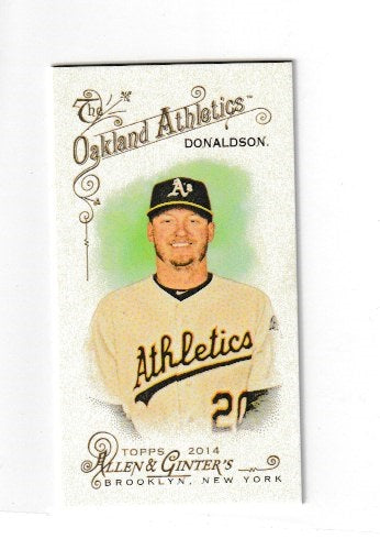 2014 Topps Allen and Ginter Mini Flag Back #337 Josh Donaldson