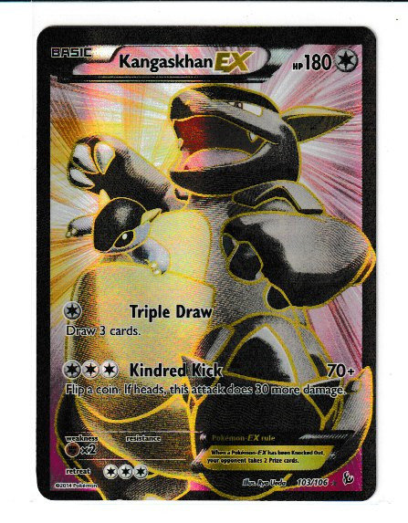 2014 XY Flashfire #103 Kangaskhan EX