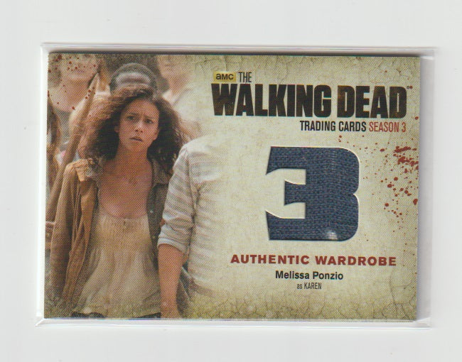 2014 Walking Dead Season 3 P2 Wardrobes #M46 Melissa Ponzio as Karen