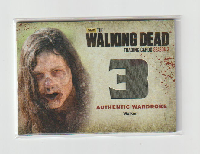 2014 Walking Dead Season 3 P2 Wardrobes #W11 Walker