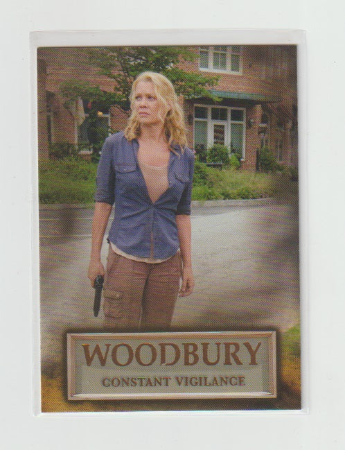 2014 Walking Dead Season 3 P2 Woodbury #WB-04 Constant Vigilance