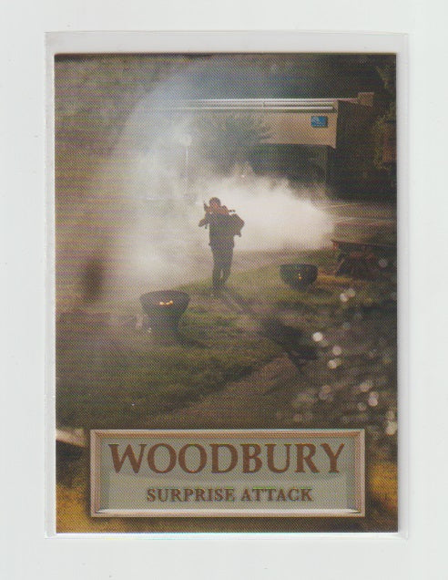 2014 Walking Dead Season 3 P2 Woodbury #WB-09 Surprise Attack