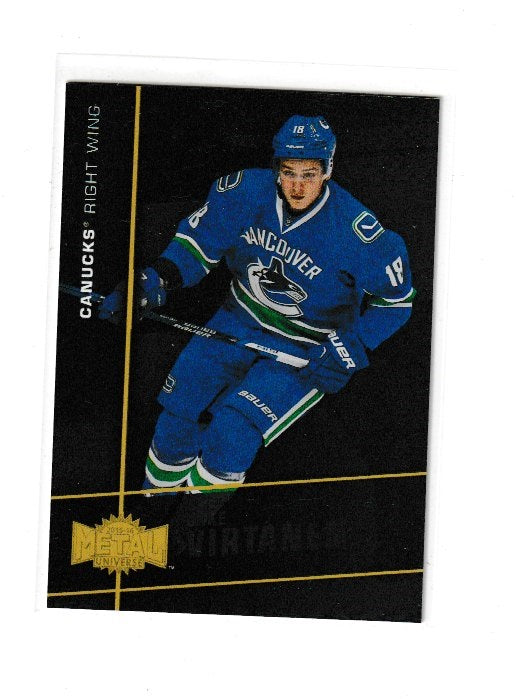 2015-16 Fleer Showcase Metal Universe #MU-30 Jake Virtanen