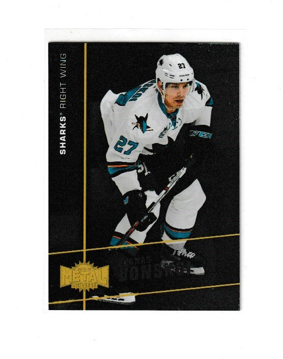 2015-16 Fleer Showcase Metal Universe #MU-3 Joonas Donskoi