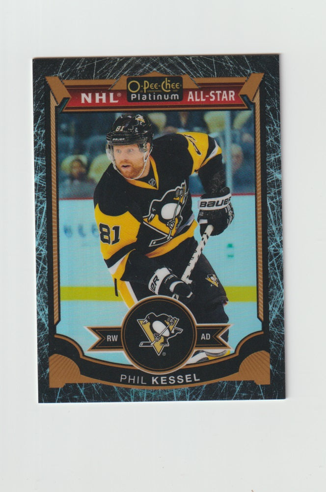 2015-16 O-Pee-Chee Platinum Black Ice #130 Phil Kessel