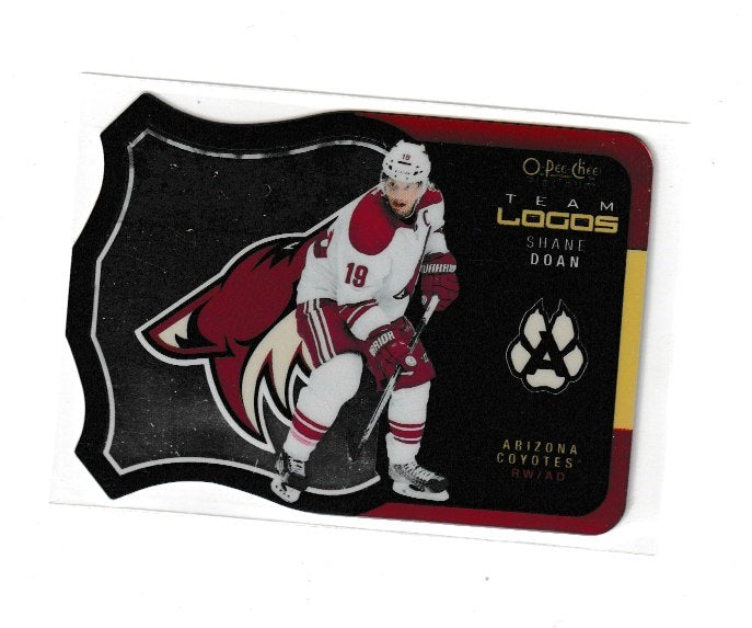 2015-16 O-Pee-Chee Platinum Team Logo Die Cuts #T-2 Shane Doan