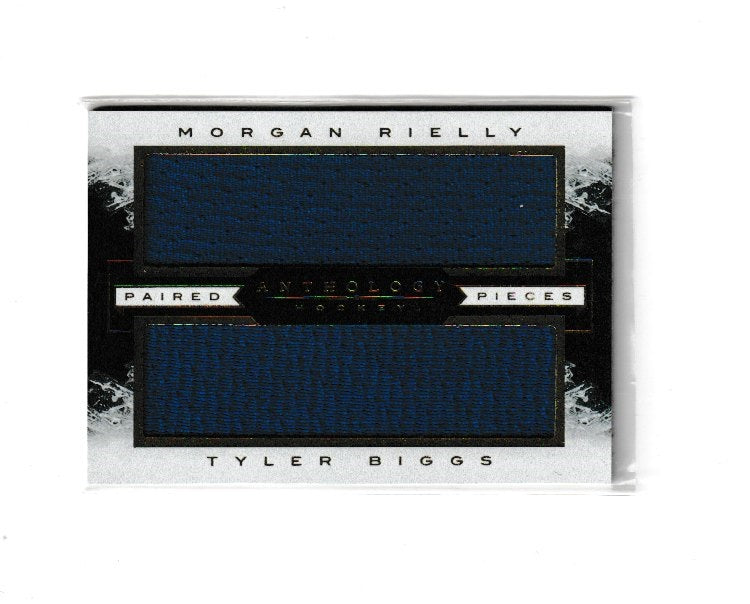 2015-16 Panini Anthology Paired Pieces #PP-TM Morgan Rielly & Tyler Biggs