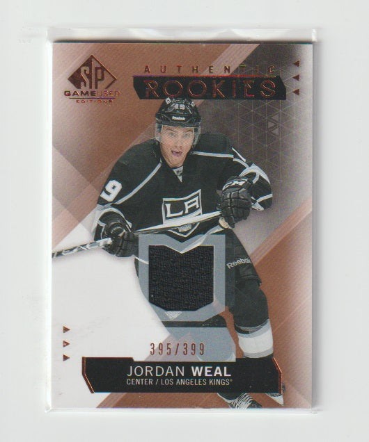 2015-16 SP Game Used Copper Jerseys #135 Jordan Weal Rookie