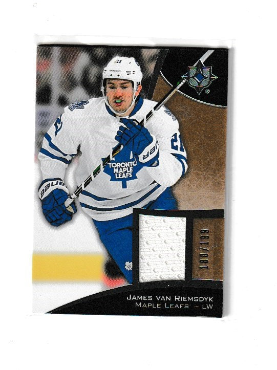 2015-16 Ultimate Collection Jersey #13 James van Riemsdyk