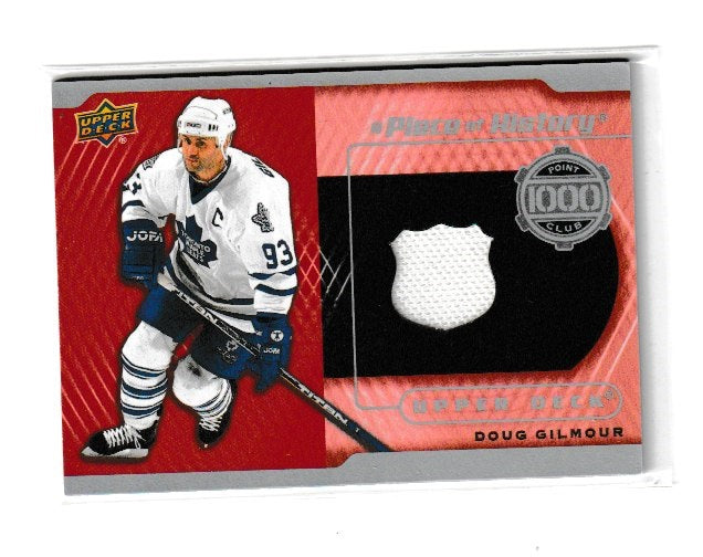 2015-16 Upper Deck A Piece of History 1000 Point Club #PC-DG Doug Gilmour