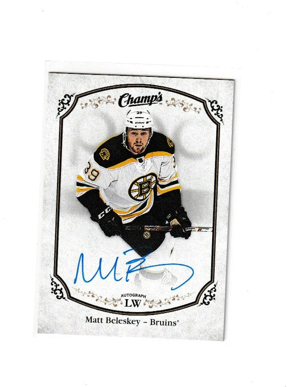 2015-16 Upper Deck Champs Autographs #84 Matt Beleskey