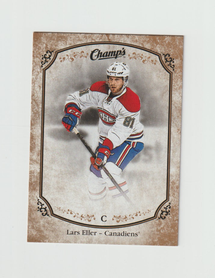 2015-16 Upper Deck Champs Gold Variant Front #34 Lars Eller