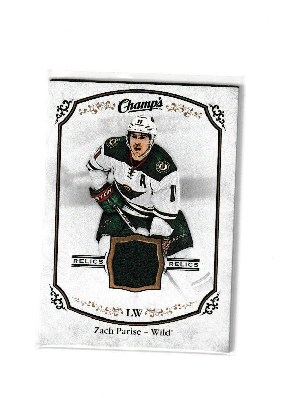 2015-16 Upper Deck Champs Jerseys #J-ZP Zach Parise