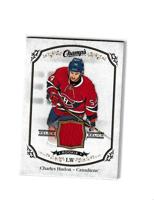 2015-16 Upper Deck Champs Rookie Jerseys #J-HU Charles Hudon