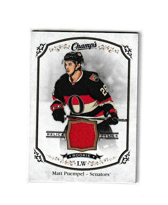 2015-16 Upper Deck Champs Rookie Jerseys #J-MP Matt Puempel