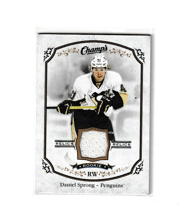 2015-16 Upper Deck Champs Rookie Jerseys #J-SP Daniel Sprong