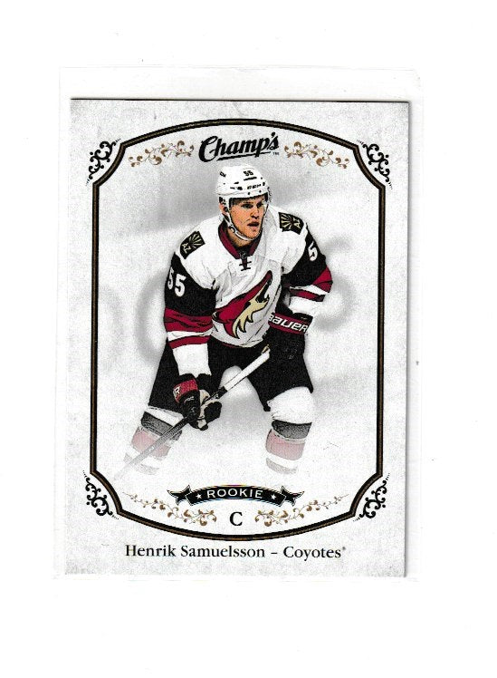 2015-16 Upper Deck Champs Rookie #176 Henrik Samuelsson