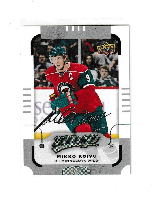 2015-16 Upper Deck MVP Silver Script #82 Mikko Koivu