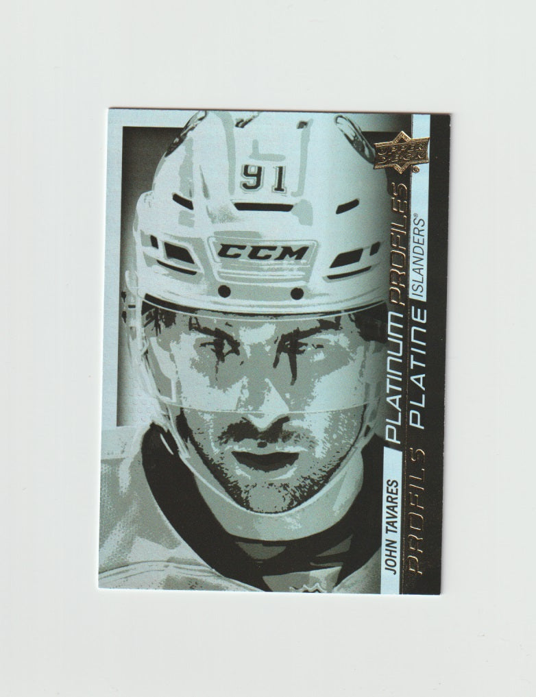 2015-16 Upper Deck Tim Hortons Platinum Profiles #SS-9 John Tavares