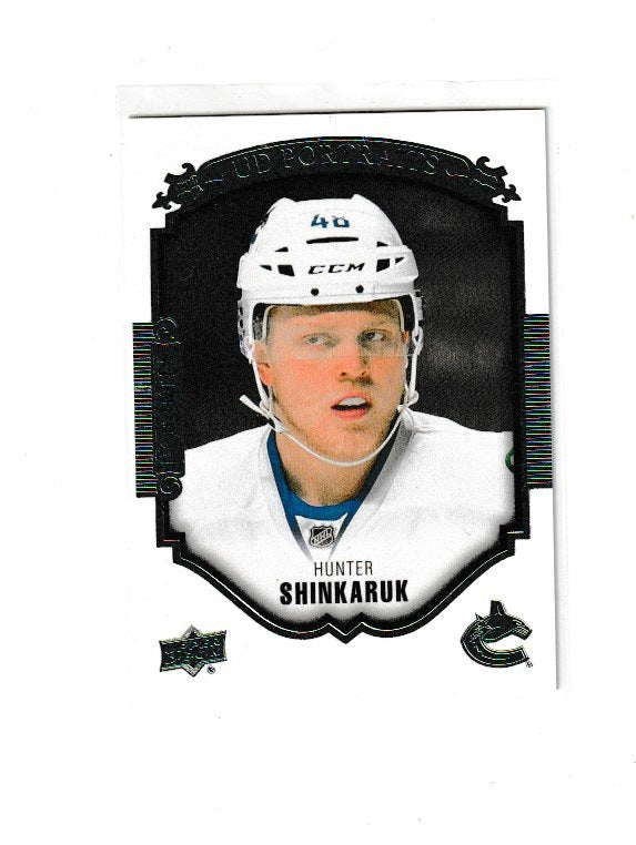 2015-16 Upper Deck UD Portraits #P-79 Hunter Shinkaruk