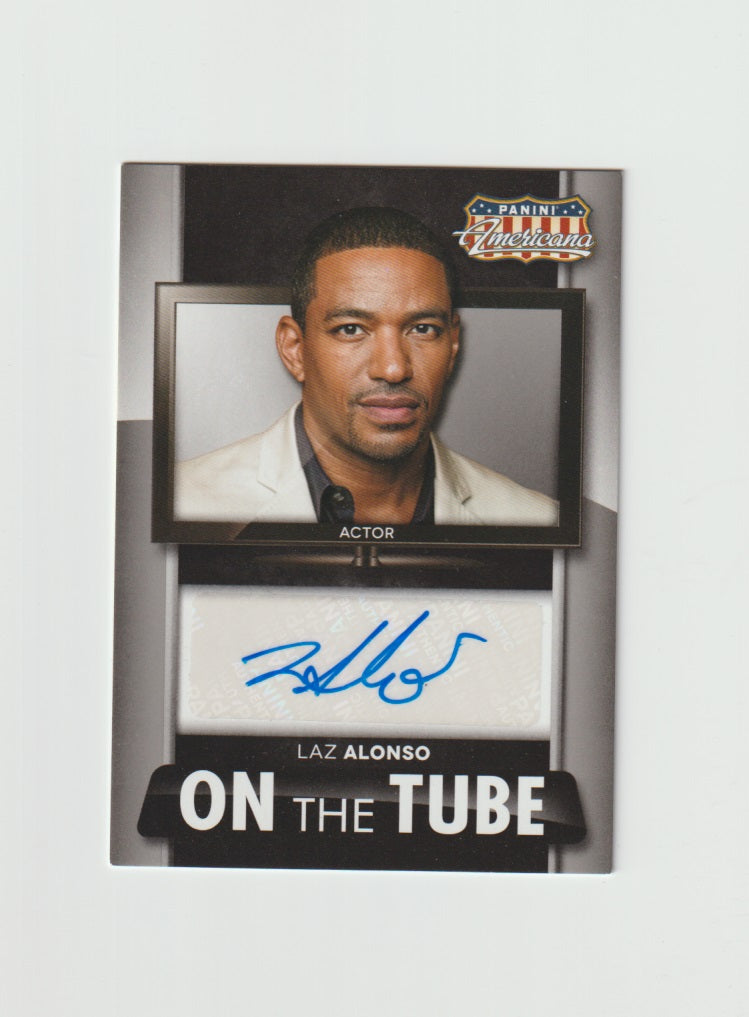 2015 Americana On The Tube Modern Signatures #MS-LAZ Laz Alonso