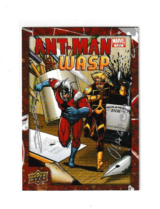 2015 Ant-Man Comic Covers Dual Autographs #AM-VS Ant-Man & The Wasp #1 Tim Seeley & Victor Olazaba