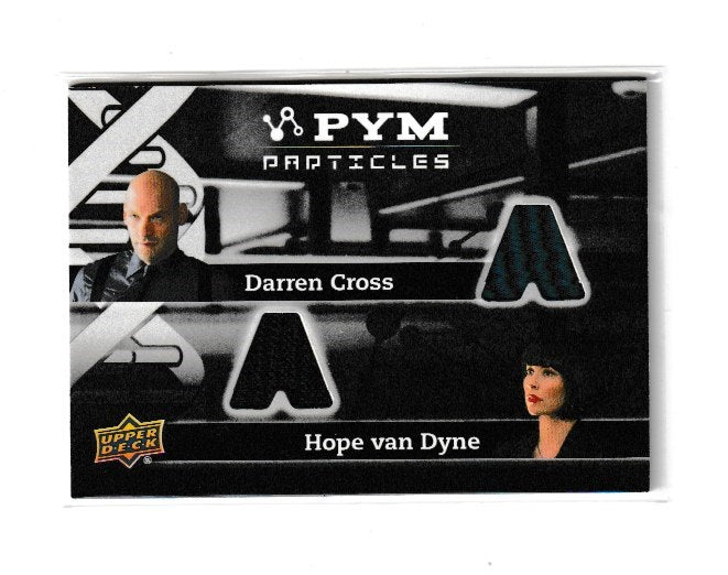 2015 Ant-Man Pym Particles Dual Memorabilia #PT2-VC Corey Stoll as Darren Cross & Evangeline Lilly as Hope van Dyne