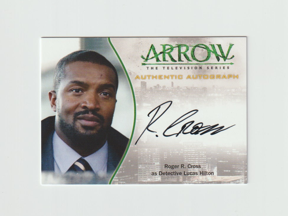 2015 Arrow Season 1 Autographs #A14 Roger Cross as Detective Lucas Hilton