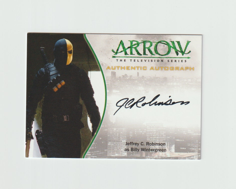 2015 Arrow Season 1 Autographs #A23 Jeffrey C. Robinson as Billy Wintergreen