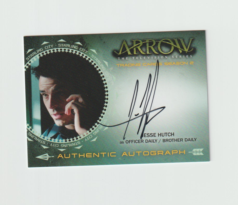 2015 Arrow Season 2 Autographs #JH Jesse Hutch as Officer Daily/Brother Daily