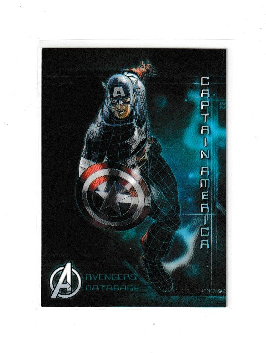 2015 Avengers Age of Ultron Avengers Database #AD-CA Captain America