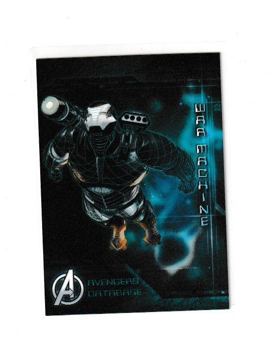 2015 Avengers Age of Ultron Avengers Database #AD-W War Machine