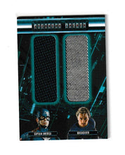 Load image into Gallery viewer, 2015 Avengers Age of Ultron Avengers Locker Duals #AL2-CP Chris Evans as Captain America &amp; Aaron-Taylor Johnson as Quicksilver
