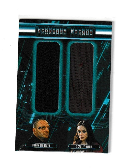 2015 Avengers Age of Ultron Avengers Locker Duals #AL2-SW Thomas Kretschmann as Strucker & Elizabeth Olsen as Scarlet Witch