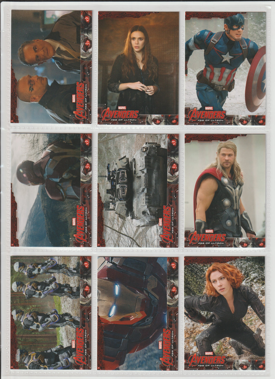 2015 Avengers Age of Ultron Base Set 90 Cards