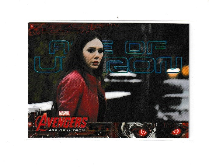 2015 Avengers Age of Ultron Blue #81 The Maximoff Twins Turn On Ultron