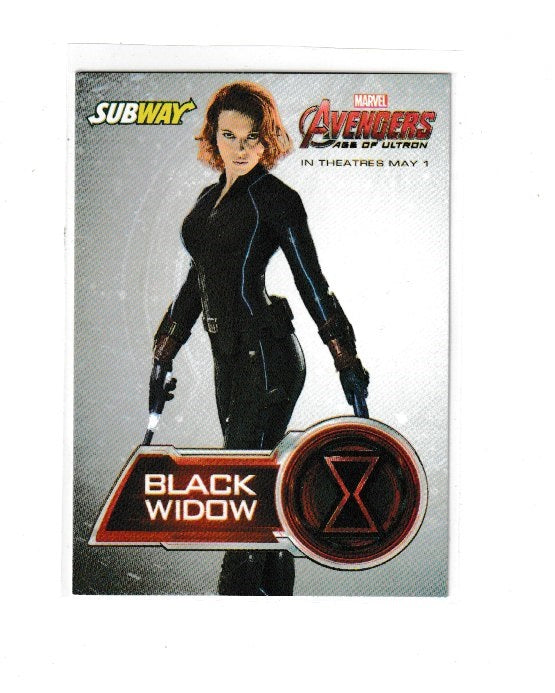 2015 Avengers Age of Ultron Subway Canada Promo Black Widow