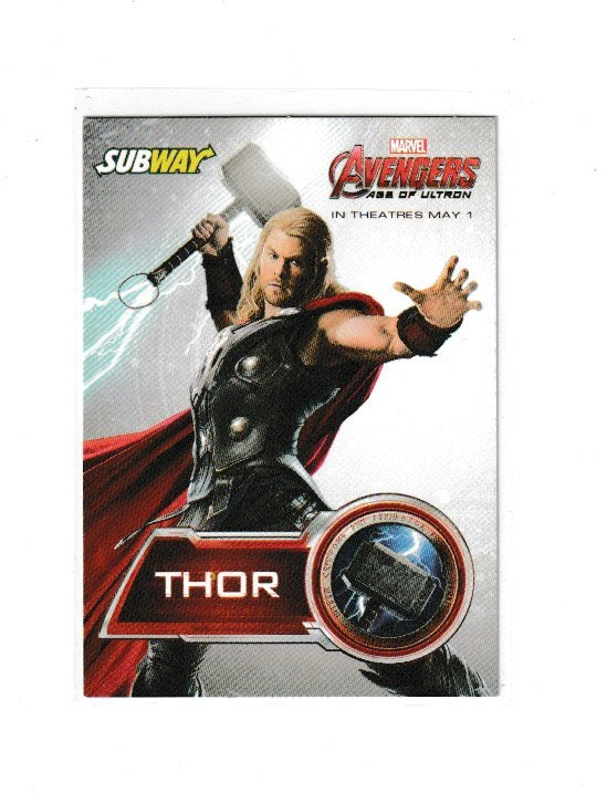 2015 Avengers Age of Ultron Subway Canada Promo Thor