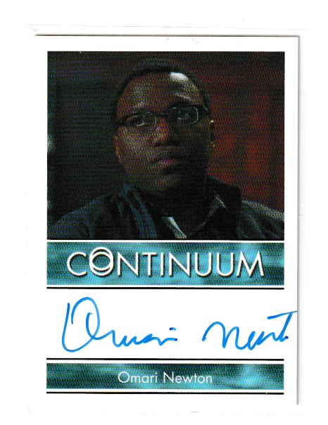 2015 Continuum Season 3 Autographs Omari Newton as Lucas Ingram