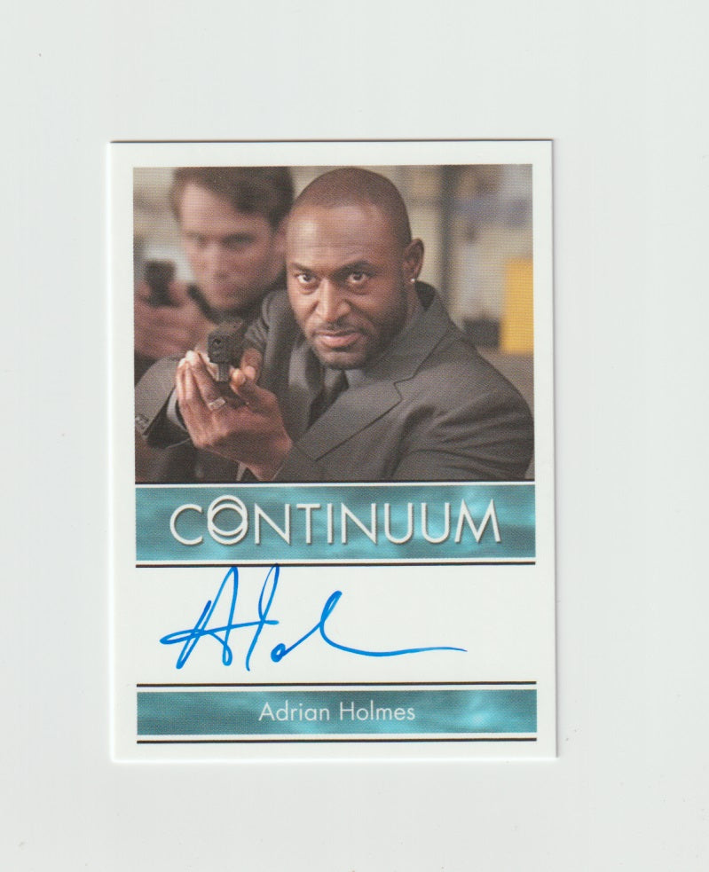 2015 Continuum Season 3 Bordered Autographs Adrian Holmes as Agent Warren