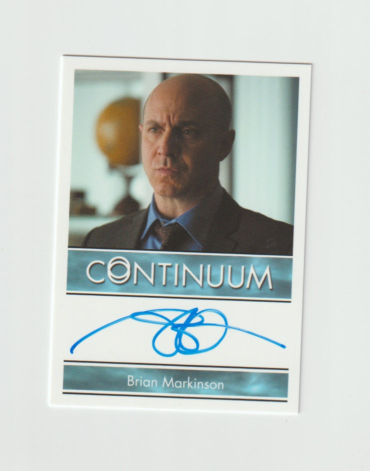 2015 Continuum Season 3 Bordered Autographs Brian Markinson as Inspector Dillon