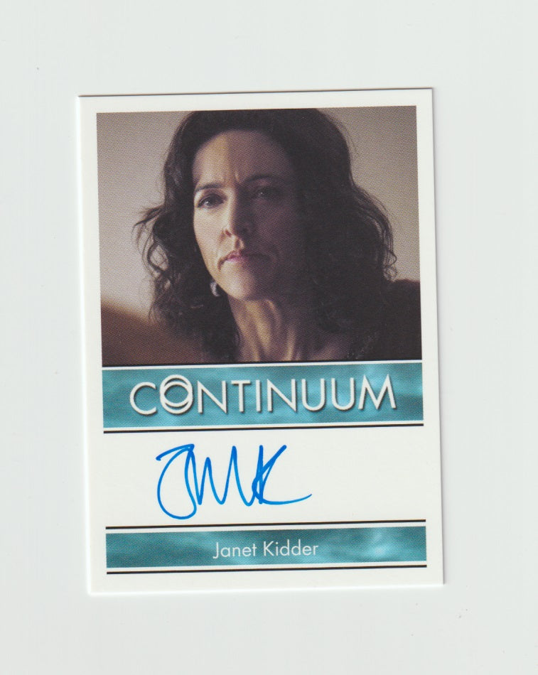 2015 Continuum Season 3 Bordered Autographs Janet Kidder as Ann Sadler