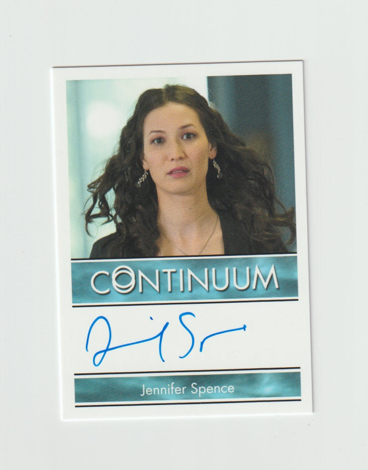 2015 Continuum Season 3 Bordered Autographs Jennifer Spence as Betty Robertson