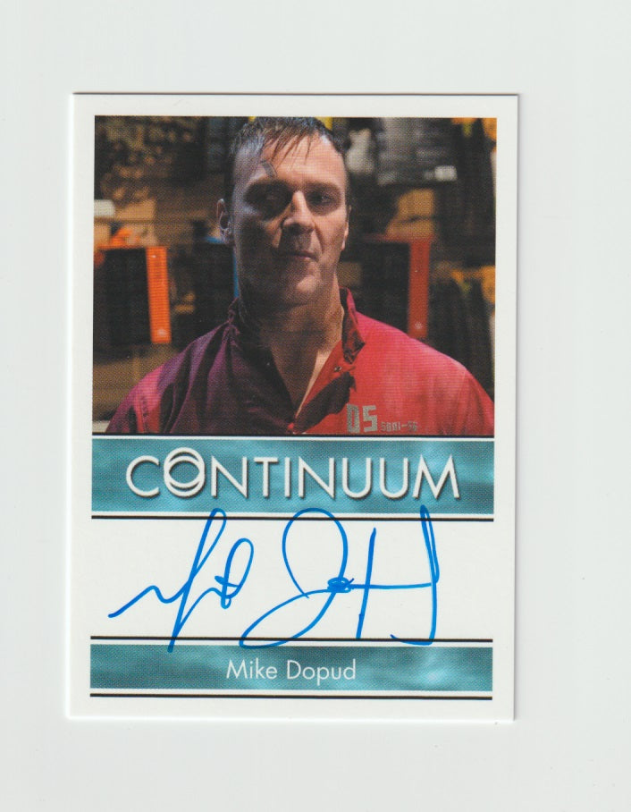 2015 Continuum Season 3 Bordered Autographs Mike Dopud as Stefan Jaworski