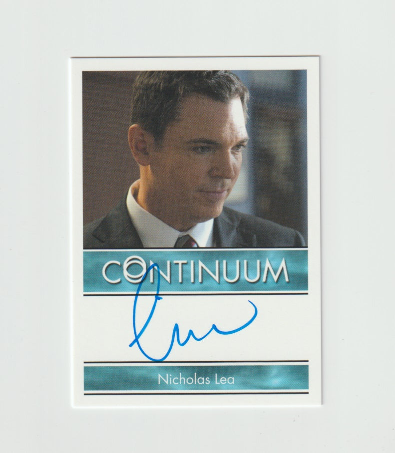 2015 Continuum Season 3 Bordered Autographs Nicholas Lea as Agent Gardiner