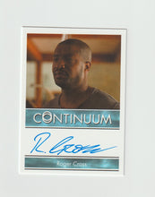 Load image into Gallery viewer, 2015 Continuum Season 3 Bordered Autographs Roger Cross as Detective Lucas Hilton
