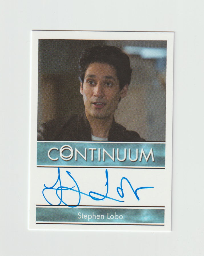 2015 Continuum Season 3 Bordered Autographs Stephen Lobo as Matthew Kellog