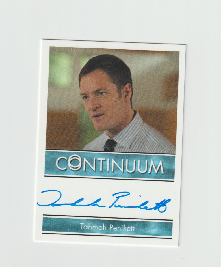 2015 Continuum Season 3 Bordered Autographs Tahmoh Penikett as Jim Martin