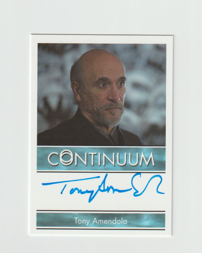 2015 Continuum Season 3 Bordered Autographs Tony Amendola as Edouard Kagame